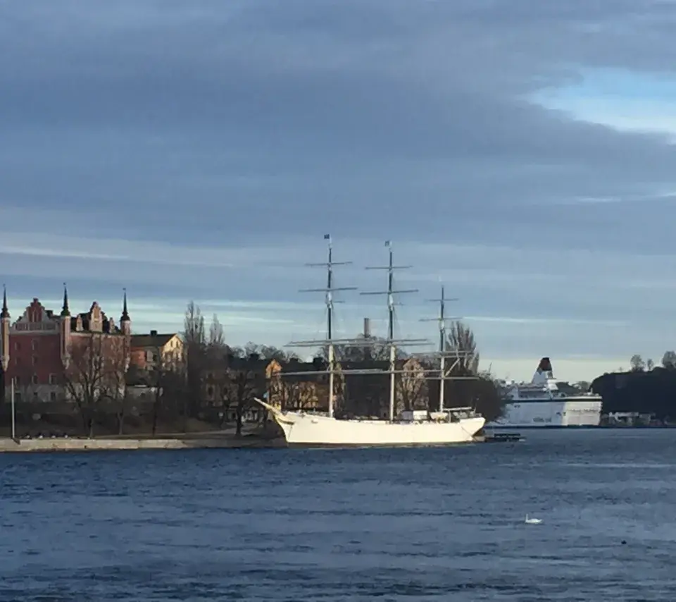 Navire à quai Stockholm