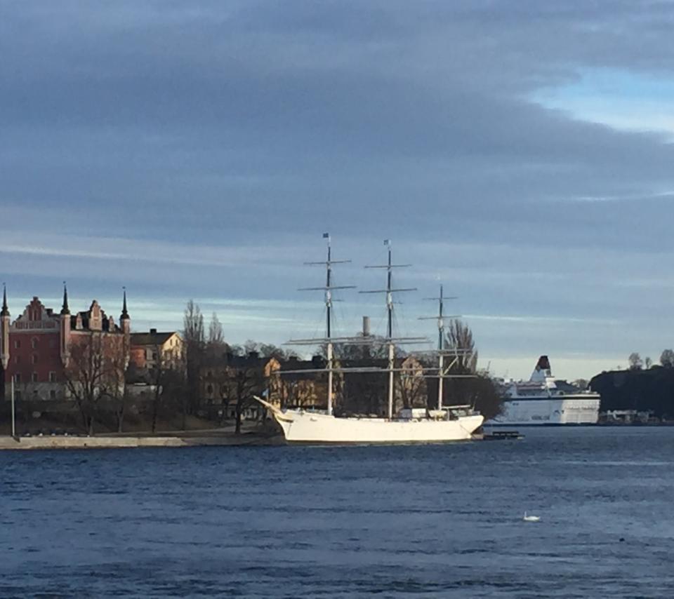 navire à quai Stockholm